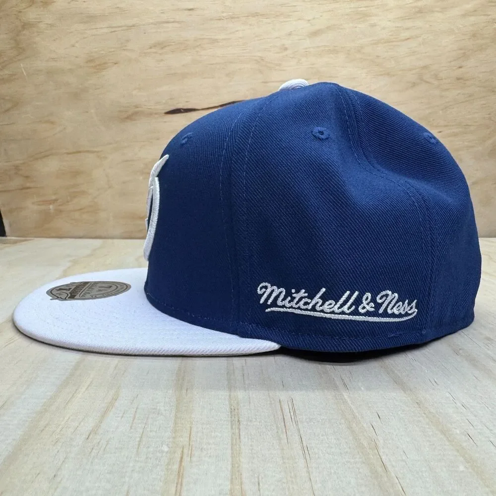 NEW Tampa Bay Lightning Mitchell Ness 2 Tone Liberty Fitted Cap Hat sz 7 5/8
